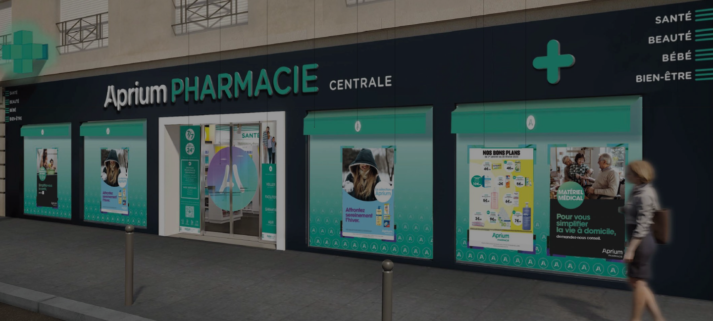 Façade de pharmacie